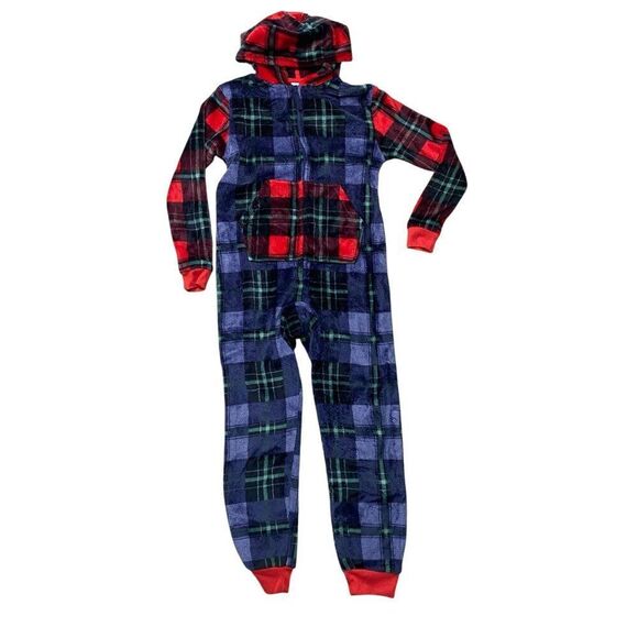 Cat & Jack Christmas Union Suit Size 8 Medium - Picture 1 of 7